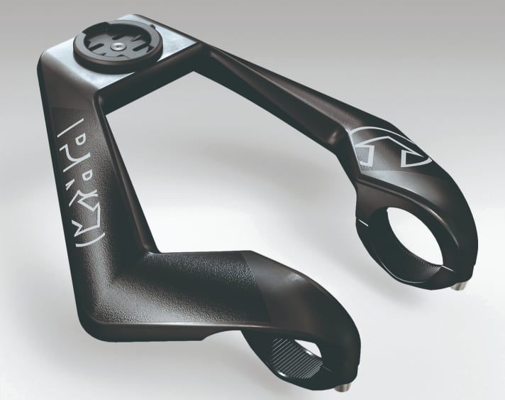 Aerodynamische Liegeposition durch den Clip-On-Auflieger