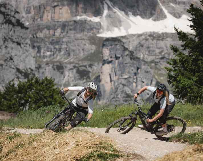 The main aim of the female camp guides is to provide 100 per cent riding fun.