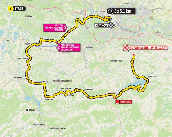 Le parcours de la 7e étape