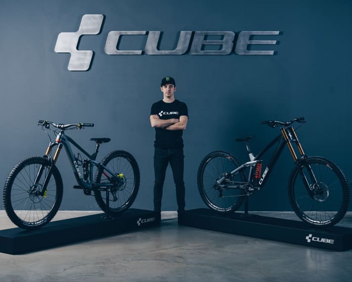   Das Cube TWO15 (rechts) ist das neue Arbeitsgerät des zweifachen Weltmeisters Danny Hart.