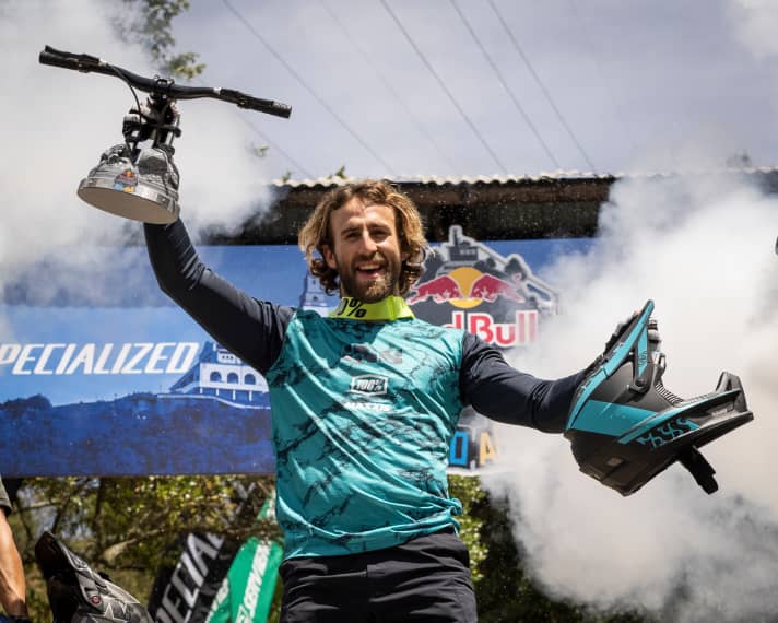   Frenchman Adrien Loron was the fastest rider on the Monserrate in 2021 and wants to defend his title this year.
