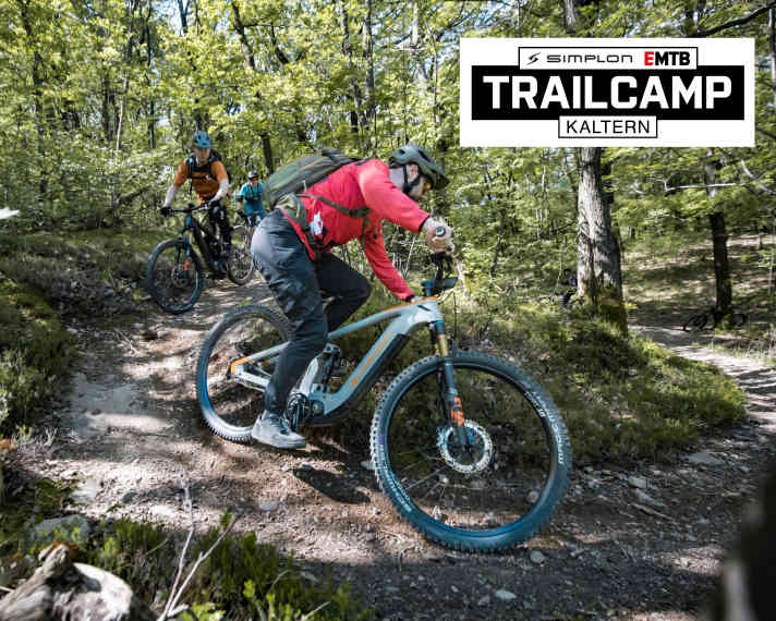 Four days of trail fun are on the programme at the trail camp in Kaltern. You can also make use of Trestbikes from Simplon.