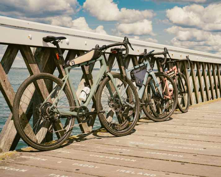 Oben, Mitte, rechts... die Rahmentaschen der ADVT 500-Serie.