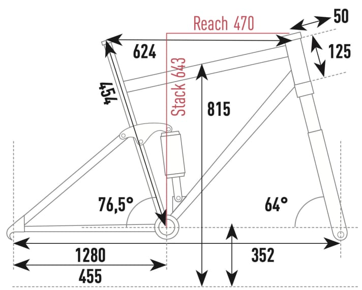 Cannondale Moterra Neo LT Carbon 1 - Geometry data