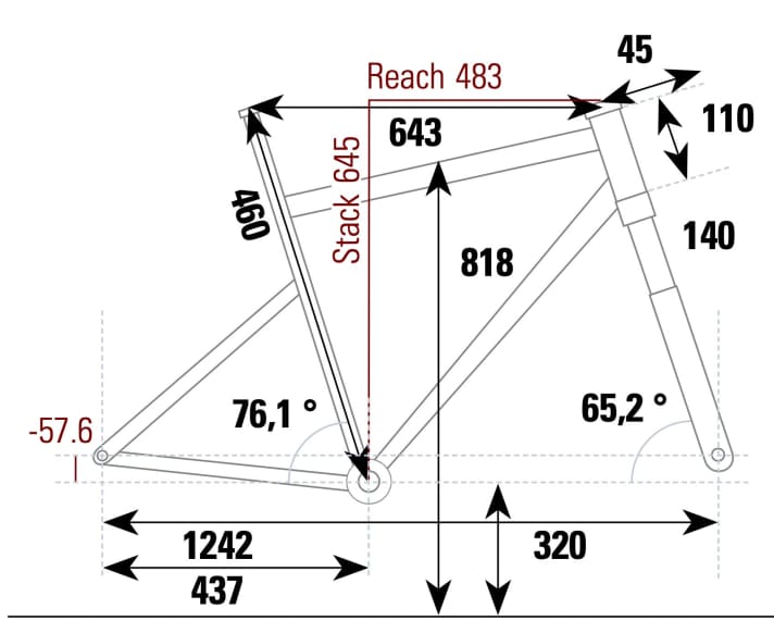Rose Bonero 2 - Geometriedaten