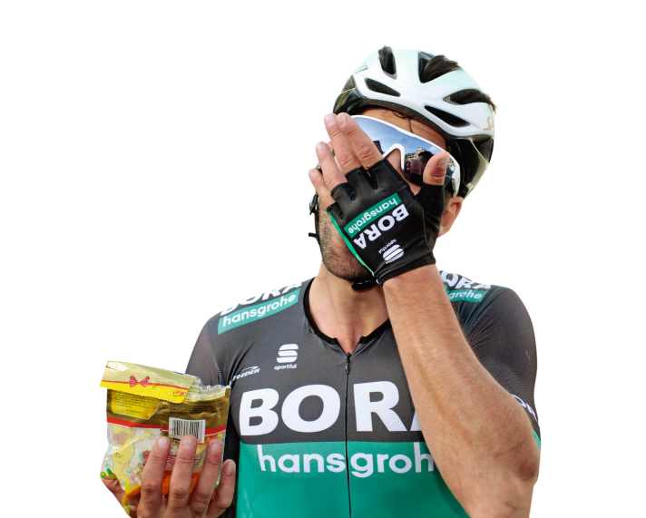 In you go: a few jelly babies straight after the race can help you recover quickly
