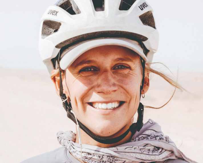 Wiebke Lühmann: Dank virtueller, aber auch live getroffener Bikepacker Community fühlte sie sich auf ihrer Solotour selten allein.