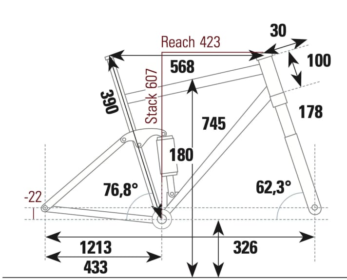 Vpace Fred275 - Geometriedaten
