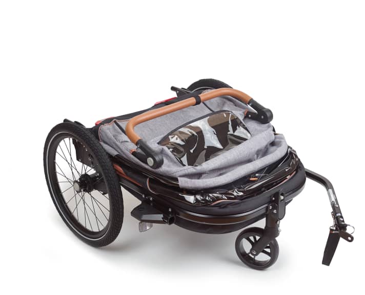 The Trailer Moobe can be folded up compactly, making it easy to store in the garage, cellar or even the home.