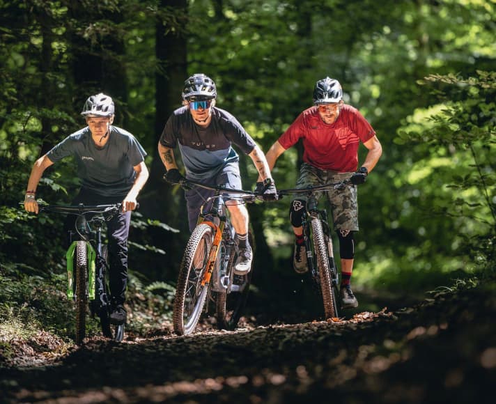 The BIKE test team on the road in the Cross Country/Marathon category