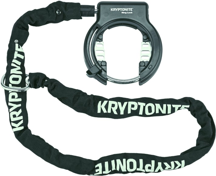 Rahmenschloss Plus: Kryptonite Schlossset mit 5,5-mm-Kette