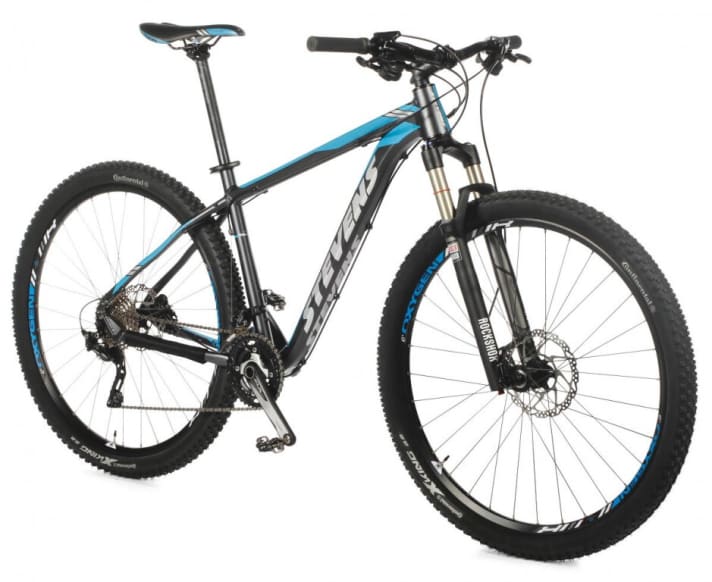   Das Stevens Antelao besitzt eine Lenkkopf-Steifigkeit von 88,8 Nm/° – nur das Transalp24 ist im Vergleich weniger steif. Alle anderen Hardtails in diesem Testfeld sind steifer.