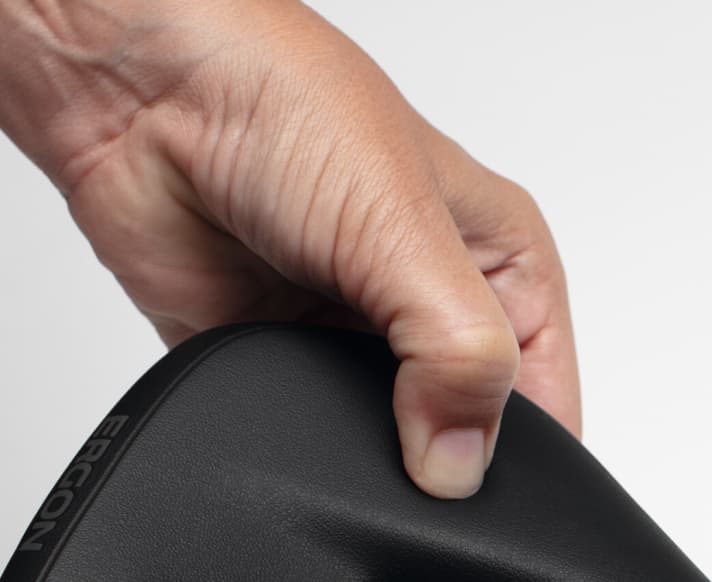 The type of bike and the level of training determine how hard the padding can be.