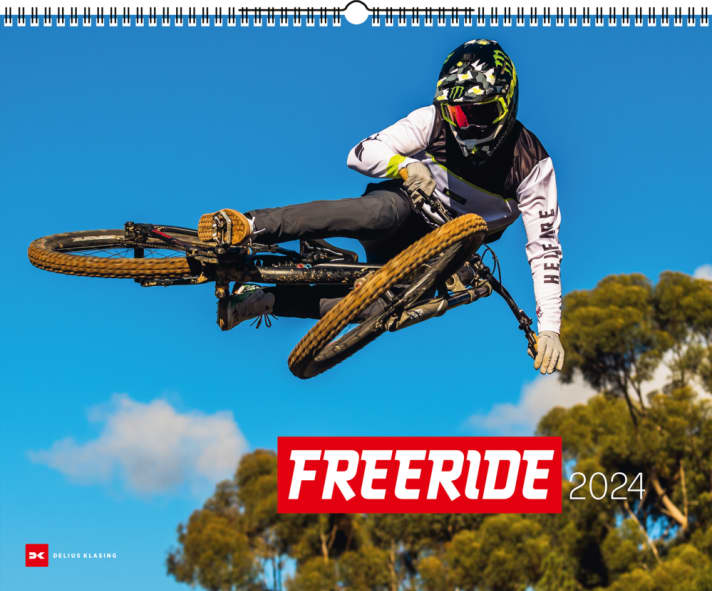 Two birds with one stone: Get the FREERIDE subscription and receive the 2024 wall calendar for free.