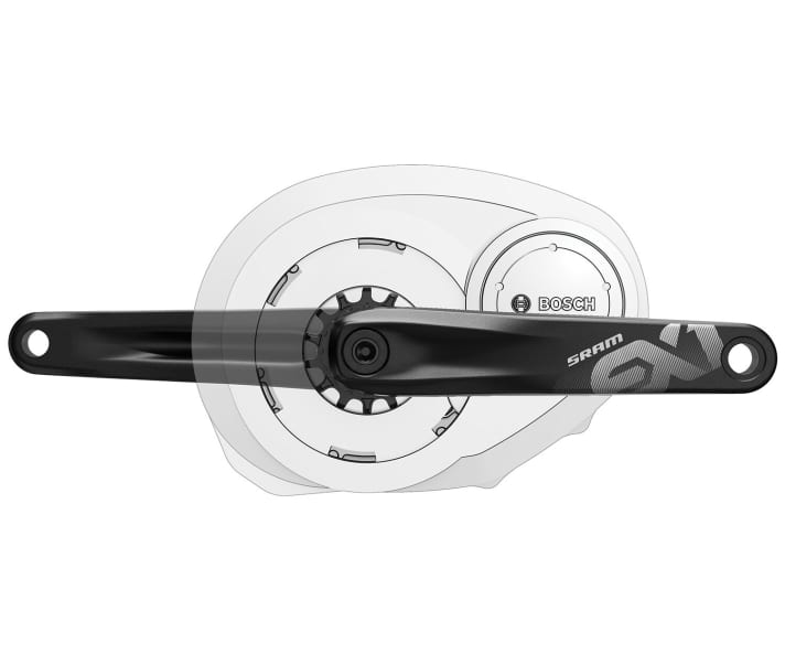   The EX1 crank can be combined with the most common drivetrains.