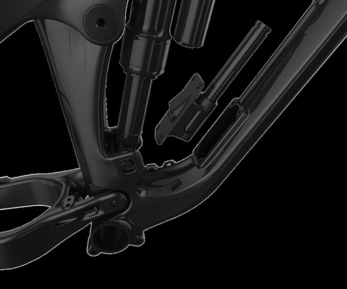   The carbon frame is designed for the simultaneous use of Di2 gears and Vario seatposts.