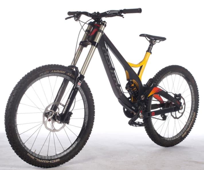   Rare goods: Devinci is only now available to buy in Germany. In 2014, the "Wilson" still rolls on 26-inch wheels. In 2015, the overall World Cup winner will also be upgraded to 650B.