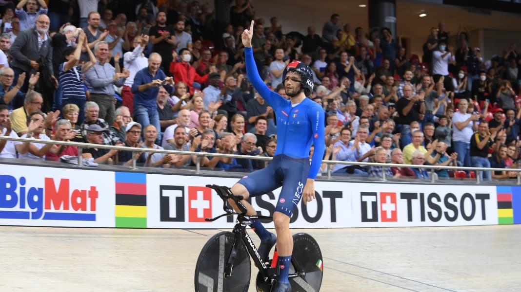 Bahnrad-WM 2022: Filippo Ganna stellt nächsten Weltrekord auf