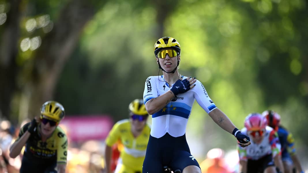 Tour de France Femmes: Wiebes gewinnt 3. Etappe - Lippert weiter Gesamtzweite