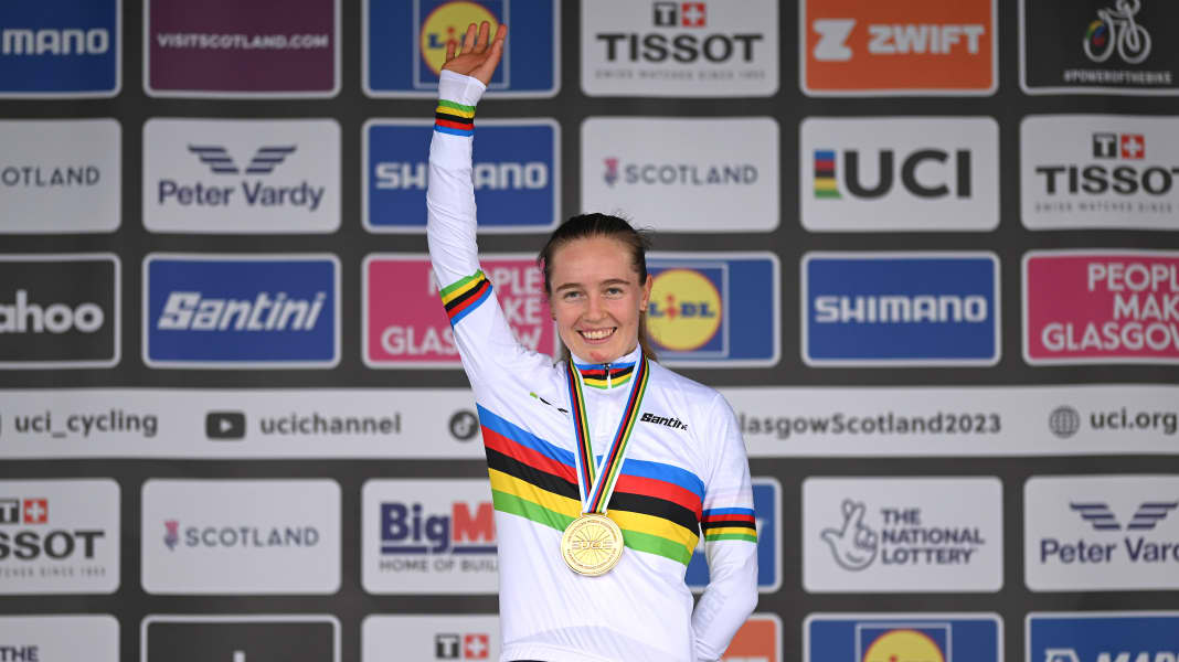 Rad-WM 2023: Niedermaier holt U23-Gold bei Dygerts Zeitfahr-Show