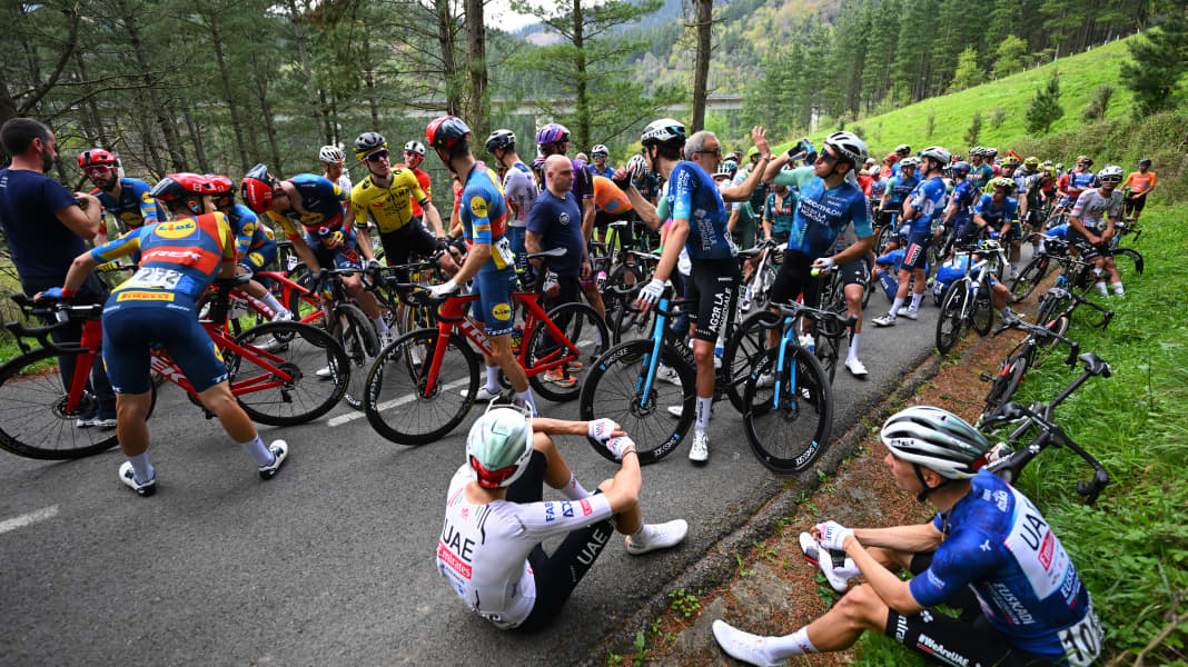 BaskenlandRundfahrt 2024 Vingegaard, Roglic und Evenepoel bei