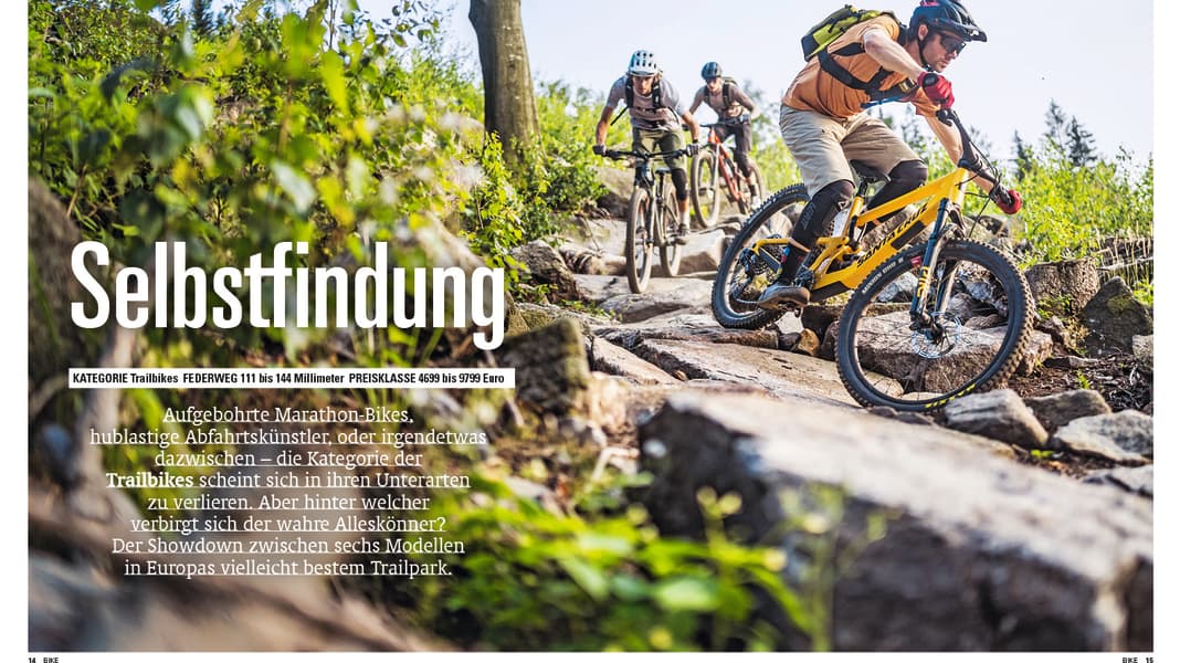 BIKE 10/2022: Korrektur Punktetabelle Trailbike-Test