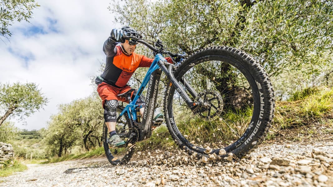 Trail-Tutorial mit Video: Bremsen mit dem MTB - so geht’s richtig