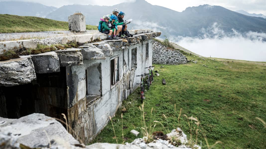 Sattelbergalm: EMTB-Tour mit Kids am Brenner