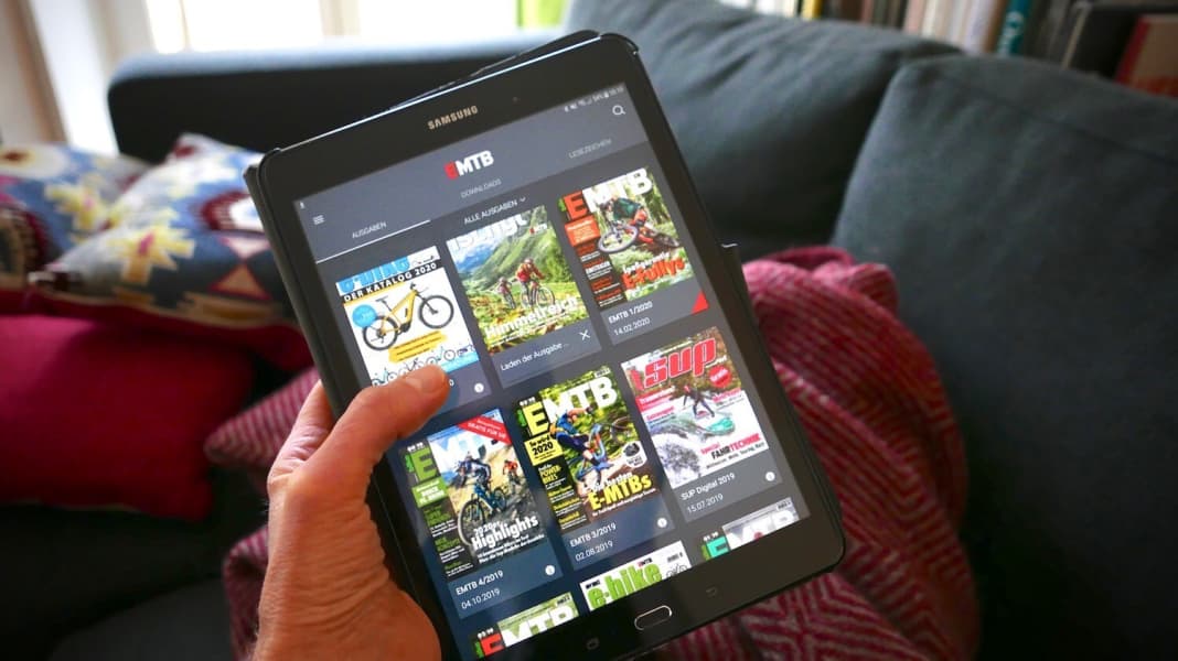 EMTB App – EMTB Magazin immer & überall lesen