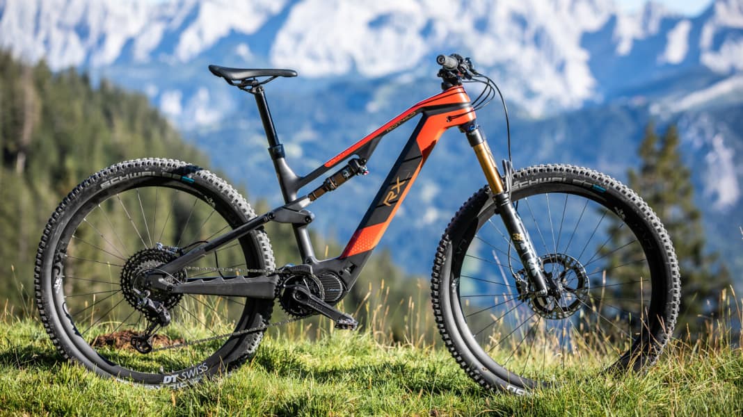 18,3 Kilo! Rotwilds Trail-Rakete R.X 375 E-Bike mit kleinem Akku