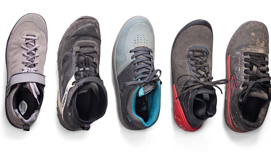 6 Flatpedal Schuhe im Vergleich