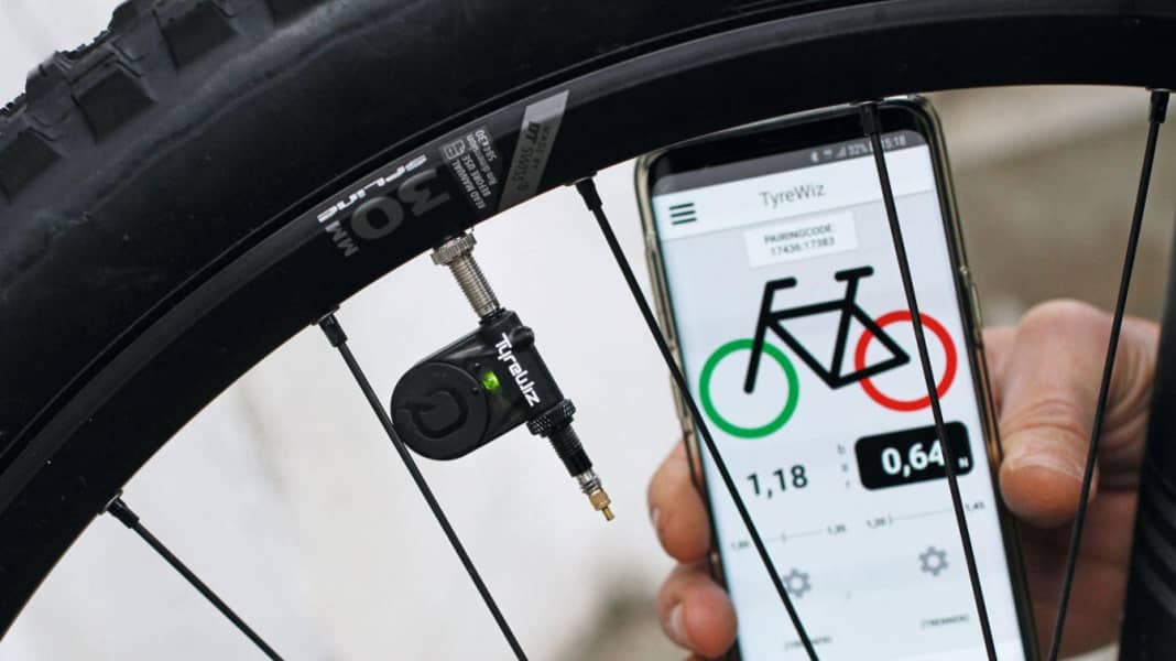 MTB-Reifendruck messen per App: Quarq Tyrewiz im Test