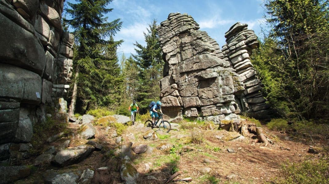 MTB-Revier Fichtelgebirge: Drei Tage um den Schneeberg