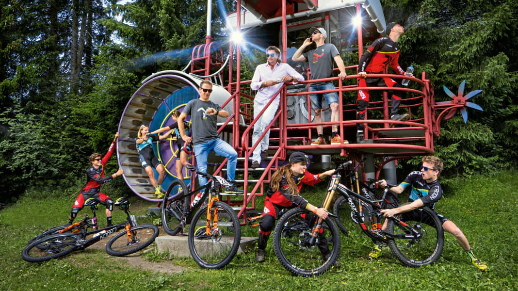 Hinter den Kulissen beim deutschen Radon-Team