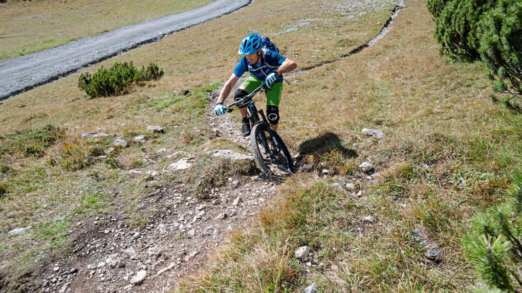 So schonen Sie Wege und Pfade beim Biken