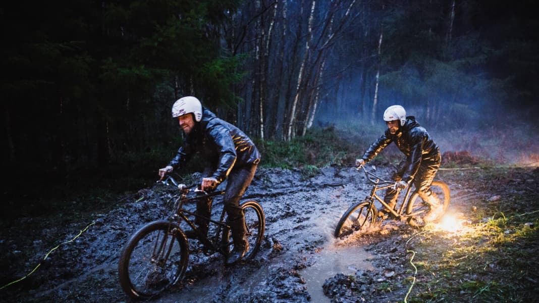 Schlammschlacht Klunker-Bikes Marke Eigenbau