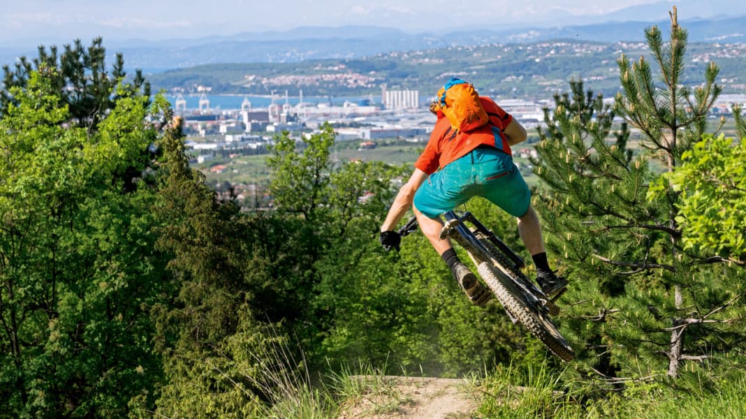 Transfer-Zone: MTB-Flow-Trails um Triest