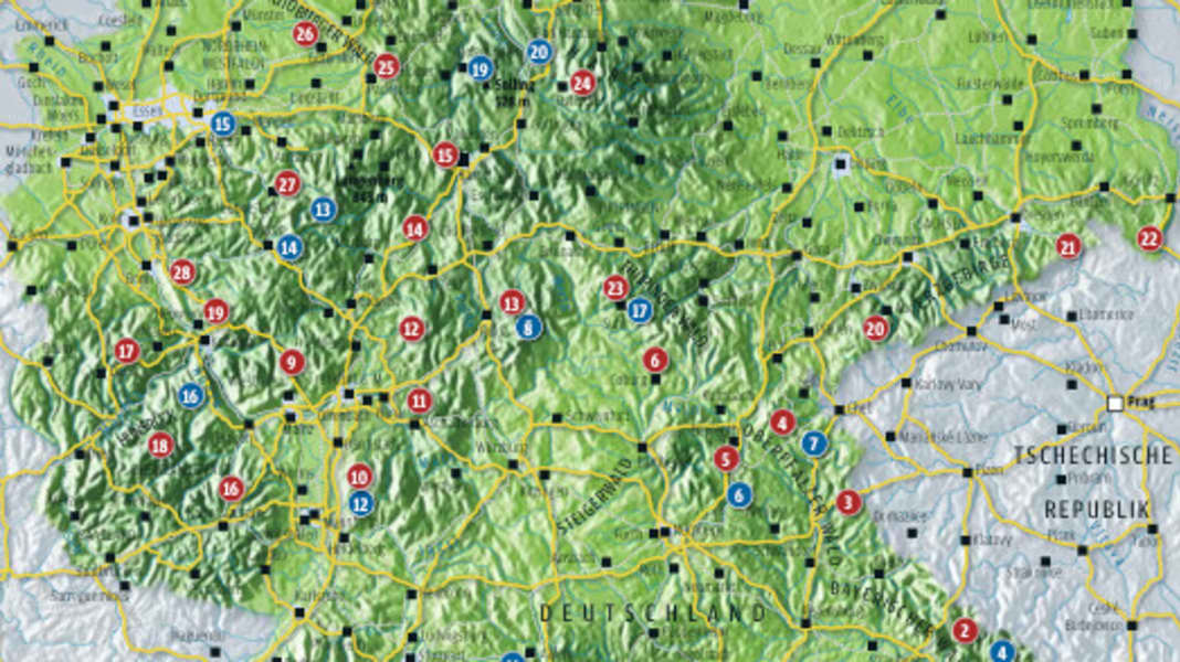 Deutschland: die besten MTB-Spots der Republik