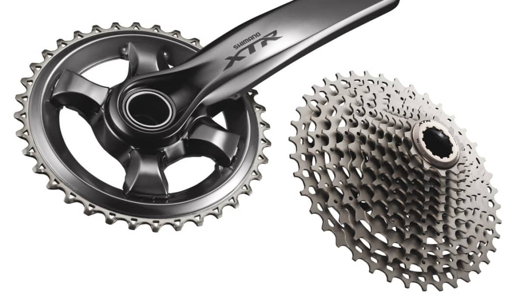 Shimano XTR: Kapazität Schaltwerk/Kassetten