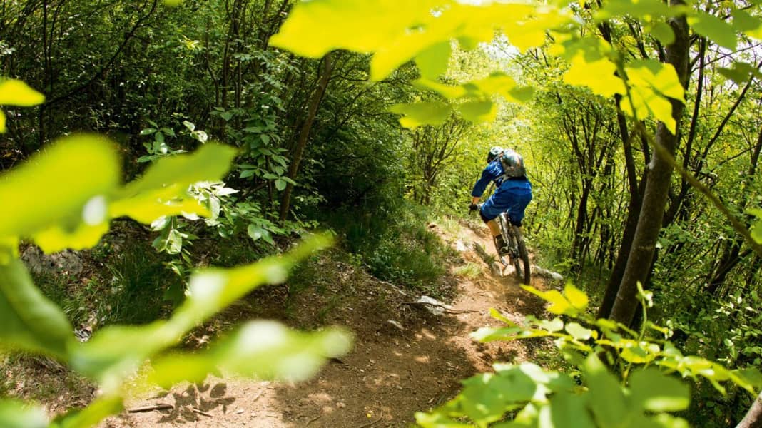 Anaconda-Trail: Flowiger Singletrail am Gardasee