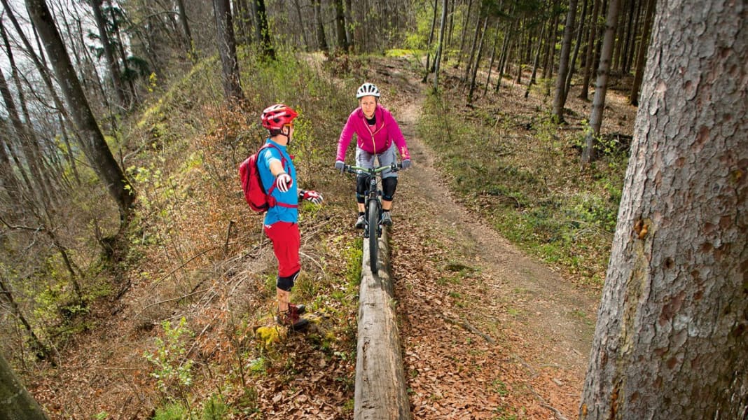 MTB Fahrtechnik Balance halten BIKE