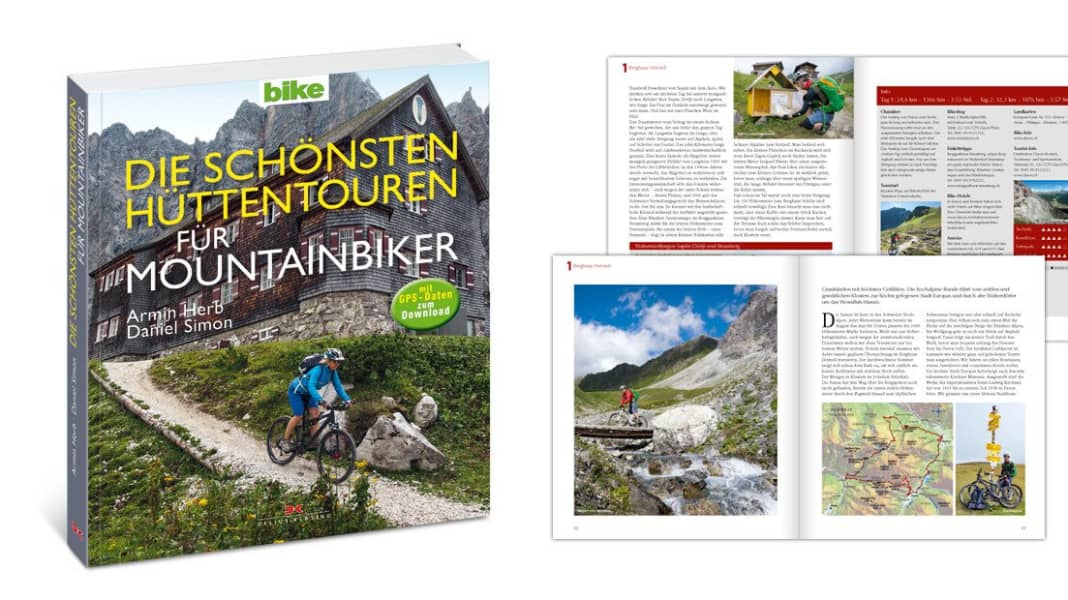 Buchtipp: Die schönsten Hüttentouren für Mountainbiker