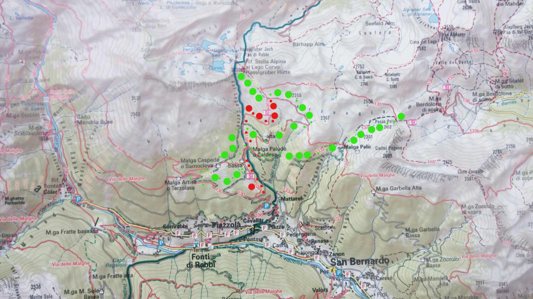 Trentino: Rabbijoch und Montozzo-Scharte weiterhin frei