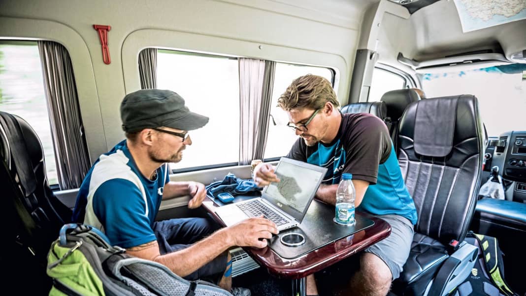 Tourenplanung am PC: digitale Karten und Software