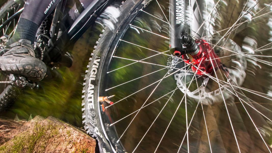 MTB Reifen DeanEasy Tube und Schwalbe Procore im Test BIKE