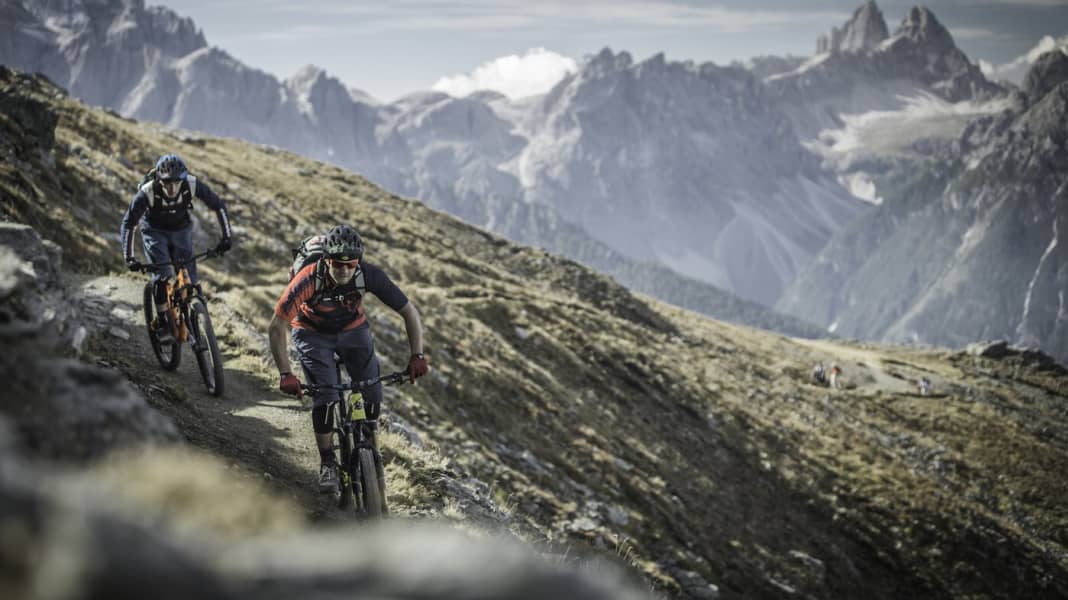 Biken in der Dolomitenregion Drei Zinnen