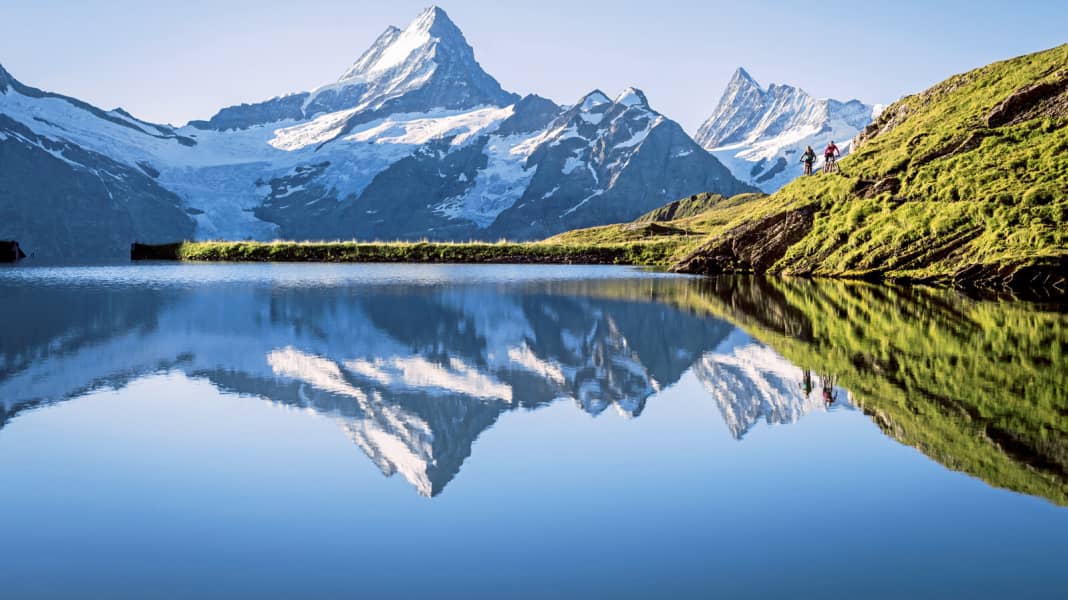 Bachalpsee: 13 km Singletrail mit grandioser Aussicht