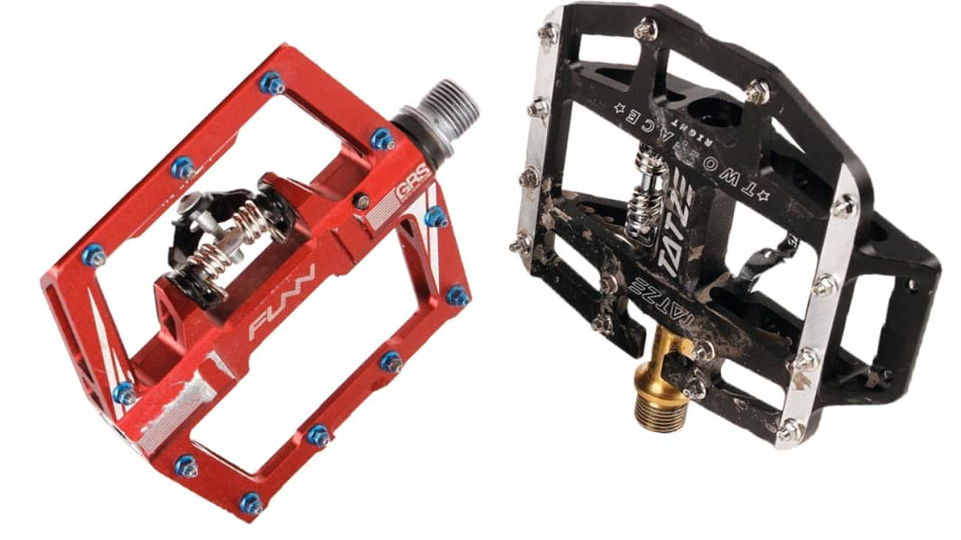 Kombi-Pedale für Mountainbikes: Klick oder Flat – oder UND