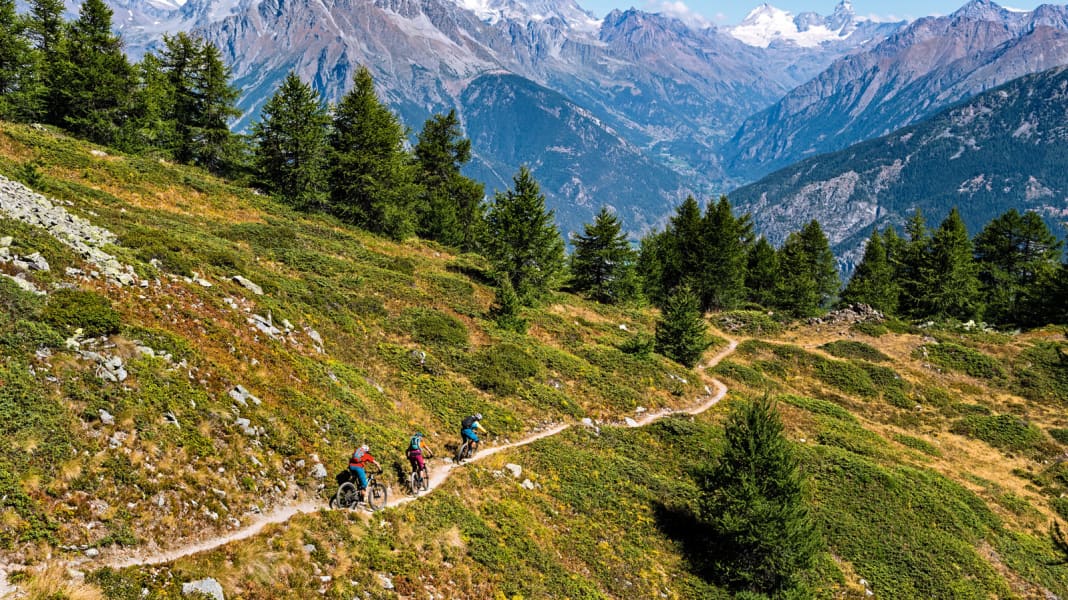 MTB-Touren und Trails im Piemont und Aostatal