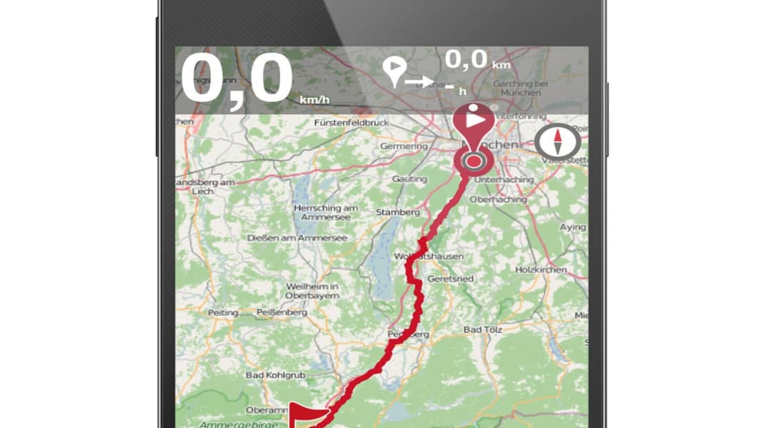 ▷ KOMPASS Digital Map: Fahrradkarte im Test